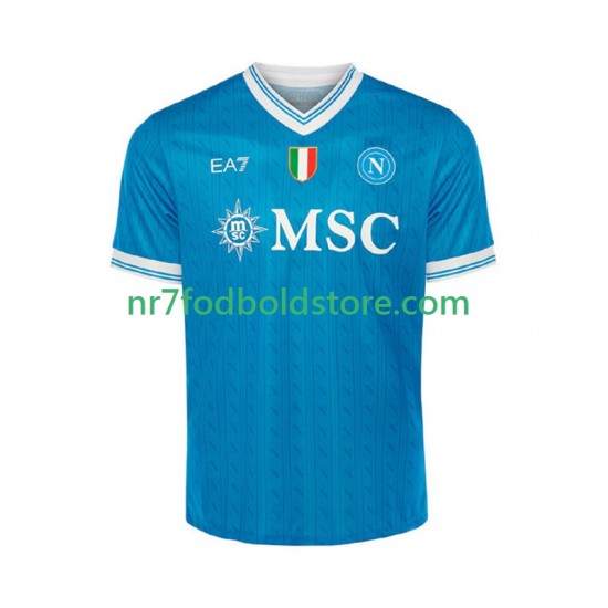 Napoli Trøje Mænd Hjemmebane Fodboldsæt 2025-2026 Kortærmet