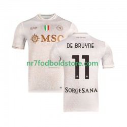 Napoli Trøje Kevin De Bruyne 11 Mænd Udebane Fodboldsæt 2025-2026 Kortærmet