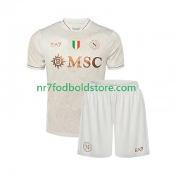 Napoli Trøje Børn Udebane Fodboldsæt 2025-2026 Kortærmet
