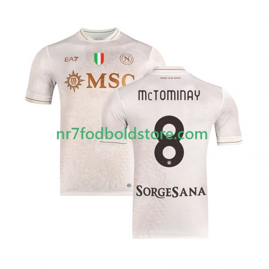 Napoli Trøje Scott McTominay 8 Mænd Udebane Fodboldsæt 2025-2026 Kortærmet