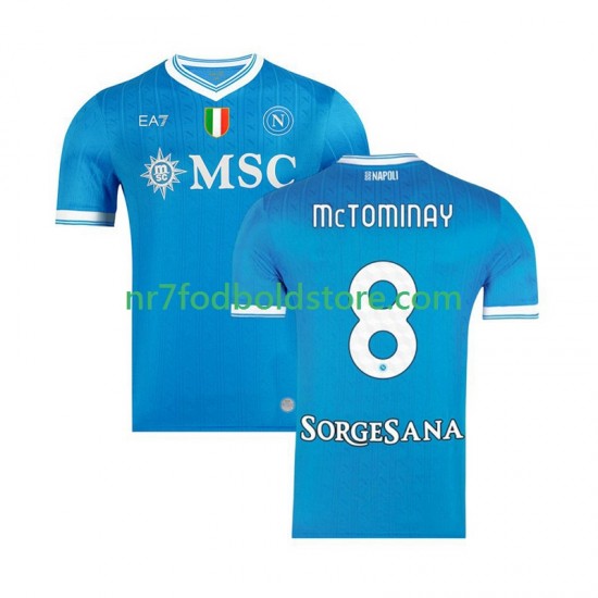 Napoli Trøje Scott McTominay 8 Mænd Hjemmebane Fodboldsæt 2025-2026 Kortærmet