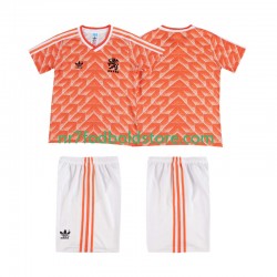 Holland Trøje 1988 Retro Børn Hjemmebane Fodboldsæt Kortærmet