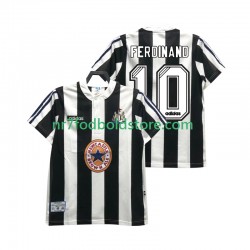 Newcastle United Trøje FERDINANE 10 1995 1997 Retro Mænd Hjemmebane Fodboldsæt Kortærmet