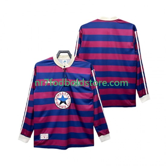 Newcastle United Trøje 1995 1997 Retro Mænd Udebane Fodboldsæt Langærmet