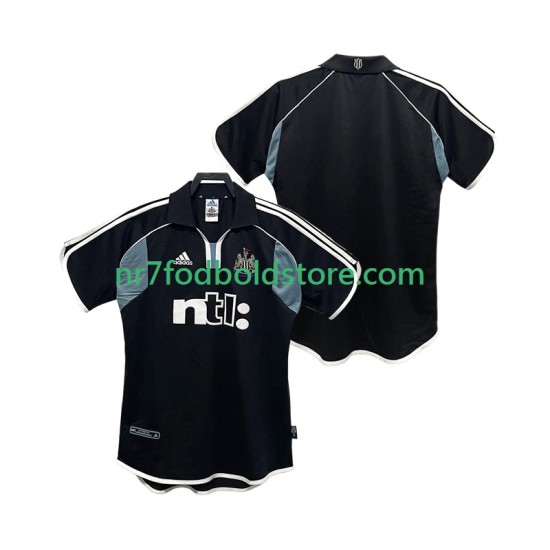 Newcastle United Trøje 2000 2001 Retro Mænd Udebane Fodboldsæt Kortærmet