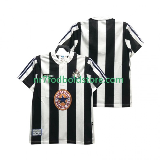 Newcastle United Trøje 1995 1997 Retro Mænd Hjemmebane Fodboldsæt Kortærmet