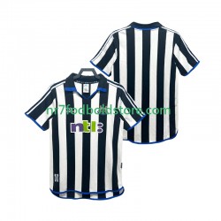 Newcastle United Trøje 2000 2001 Retro Mænd Hjemmebane Fodboldsæt Kortærmet