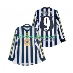 Newcastle United Trøje SHEARER 9 1997 Retro Mænd Hjemmebane Fodboldsæt 1999 Langærmet