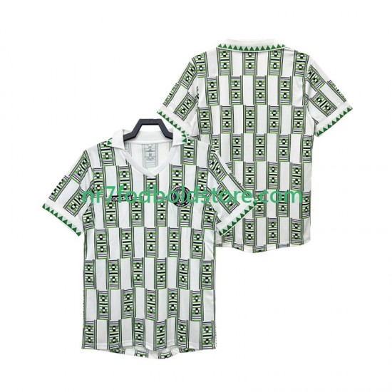 Nigeria Trøje Retro Mænd Udebane Fodboldsæt 1994 Kortærmet