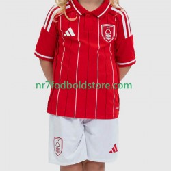 Nottingham Forest Trøje Børn Hjemmebane Fodboldsæt 2025-2026 Kortærmet