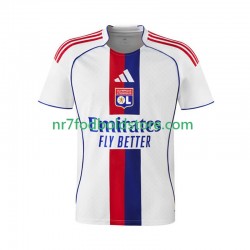 Olympique Lyon Trøje Mænd Hjemmebane Fodboldsæt 2025-2026 Kortærmet