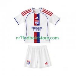 Olympique Lyon Trøje Børn Hjemmebane Fodboldsæt 2025-2026 Kortærmet