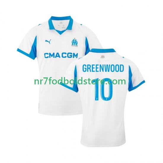 Olympique de Marseille Trøje Mason Greenwood 10 Mænd Hjemmebane Fodboldsæt 2025-2026 Kortærmet