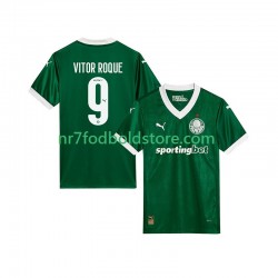 Palmeiras Trøje Vitor Roque 9 Mænd Hjemmebane Fodboldsæt 2025-2026 Kortærmet