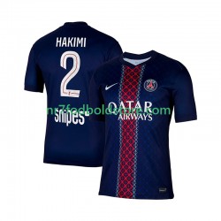 Paris Saint-Germain Trøje Hakimi 2 Mænd Hjemmebane Fodboldsæt 2025-2026 Kortærmet