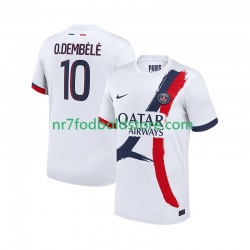 Paris Saint-Germain Trøje Ousmane Dembele 10 Mænd Udebane Fodboldsæt 2025-2026 Kortærmet