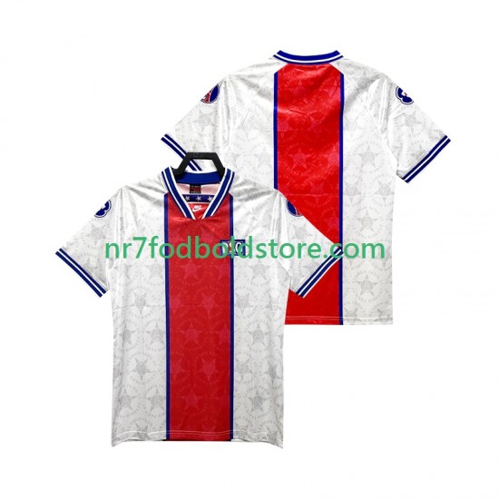 Paris Saint-Germain Trøje 1995 Retro Mænd Udebane Fodboldsæt 1994 Kortærmet
