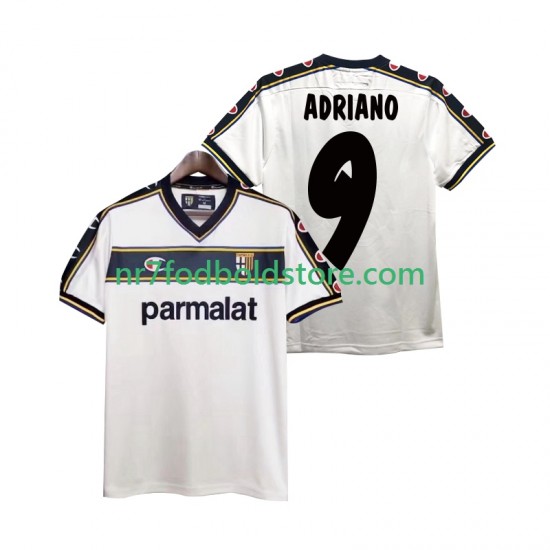 Parma Trøje ADRIANO 9 2003 Retro Mænd Udebane Fodboldsæt 2002 Kortærmet