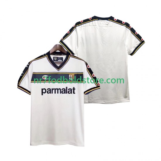Parma Trøje 2003 Retro Mænd Udebane Fodboldsæt 2002 Kortærmet