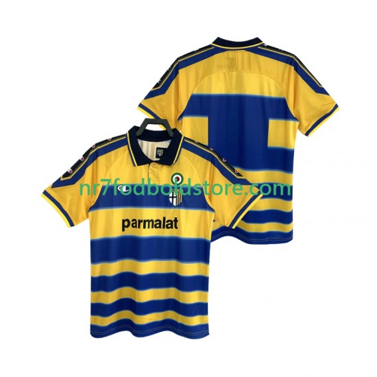 Parma Trøje 2000 Retro Mænd Hjemmebane Fodboldsæt 1999 Kortærmet
