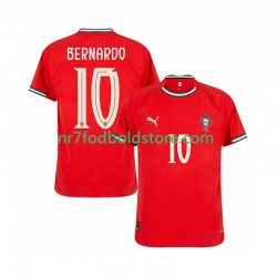 Portugal Trøje Bernardo Silva 10 Mænd Hjemmebane Fodboldsæt 2025-2026 Kortærmet