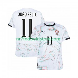 Portugal Trøje Joao Felix 11 Mænd Udebane Fodboldsæt 2025-2026 Kortærmet