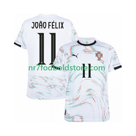 Portugal Trøje Joao Felix 11 Mænd Udebane Fodboldsæt 2025-2026 Kortærmet