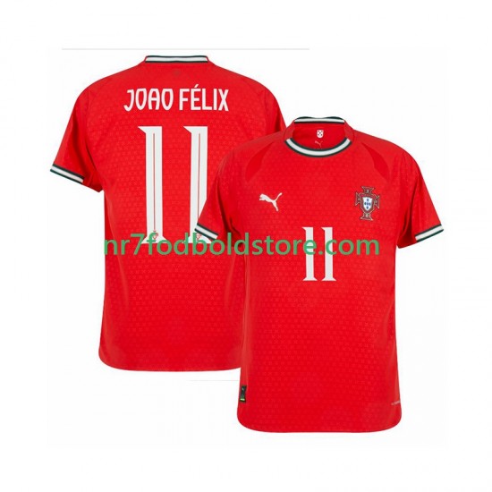 Portugal Trøje Joao Felix 11 Mænd Hjemmebane Fodboldsæt 2025-2026 Kortærmet