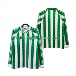 Real Betis Trøje 1996 1997 Retro Mænd Hjemmebane Fodboldsæt Langærmet