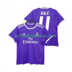 Real Madrid Trøje BALE 11 2016 2017 Retro Mænd Udebane Fodboldsæt Kortærmet