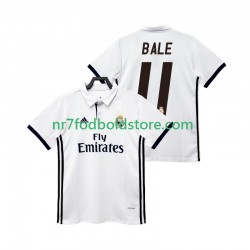 Real Madrid Trøje BALE 11 2017 2018 Retro Mænd Hjemmebane Fodboldsæt Kortærmet