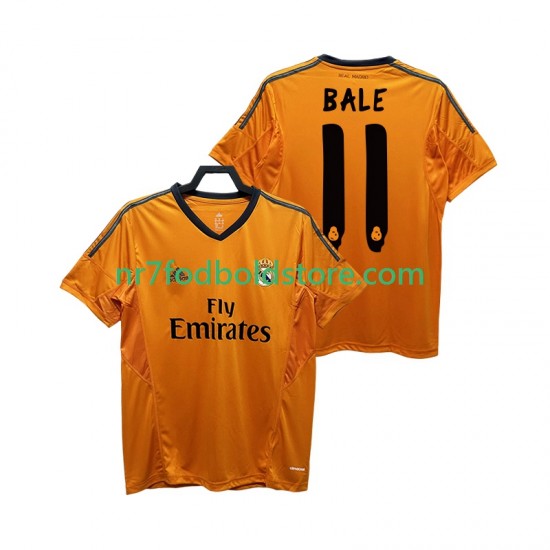 Real Madrid Trøje BALE 11 2013 2014 Retro Mænd 3. Valg Fodboldsæt Kortærmet