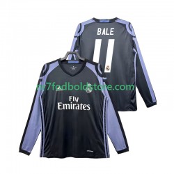 Real Madrid Trøje Bale 11 2016 2017 Retro Mænd 3. Valg Fodboldsæt Langærmet