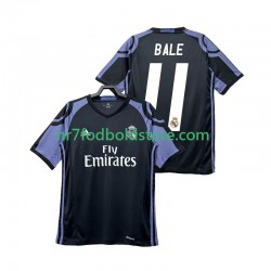 Real Madrid Trøje Bale 11 2016 2017 Retro Mænd 3. Valg Fodboldsæt Kortærmet
