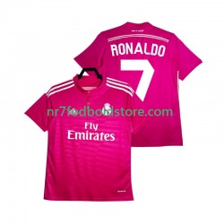 Real Madrid Trøje Cristiano Ronaldo 7 2014 2015 Retro Mænd Udebane Fodboldsæt Kortærmet