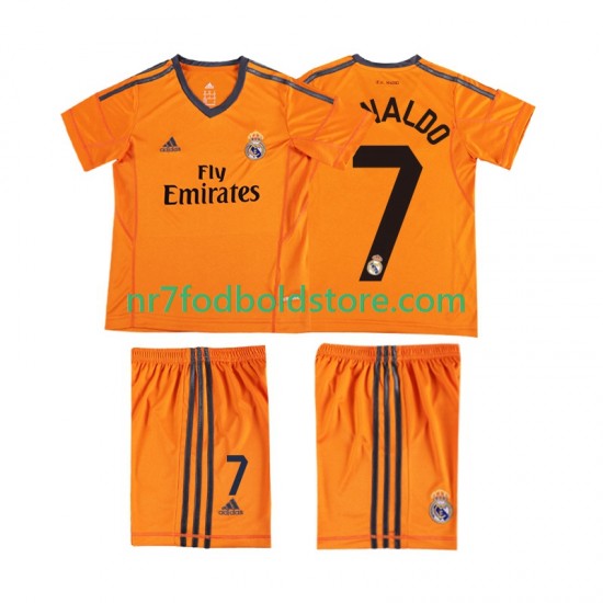 Real Madrid Trøje Cristiano Ronaldo 7 2013 2014 Retro Børn 3. Valg Fodboldsæt Kortærmet