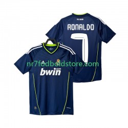 Real Madrid Trøje Cristiano Ronaldo 7 Retro Mænd Udebane Fodboldsæt 2011 2010 Kortærmet