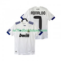 Real Madrid Trøje Cristiano Ronaldo 7 Retro Mænd Hjemmebane Fodboldsæt 2011 2010 Kortærmet