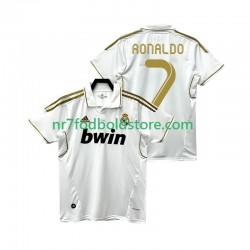 Real Madrid Trøje Cristiano Ronaldo 7 2012 Retro Mænd Hjemmebane Fodboldsæt 2011 Kortærmet
