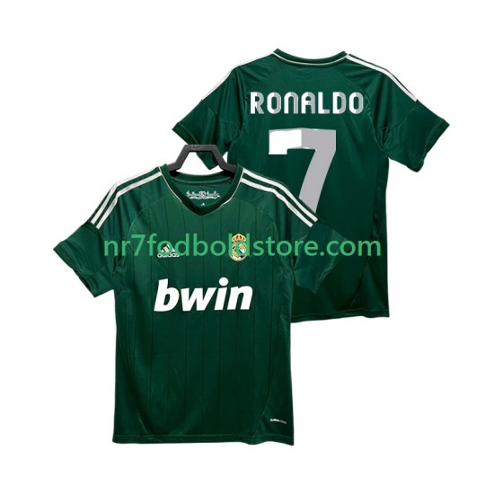 Real Madrid Trøje Cristiano Ronaldo 7 2012 2013 Retro Mænd 3. Valg Fodboldsæt Kortærmet