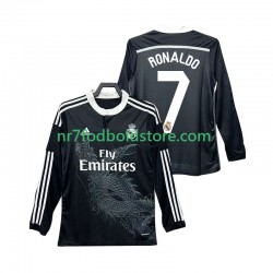 Real Madrid Trøje Cristiano Ronaldo 7 2014 2015 Retro Mænd 3. Valg Fodboldsæt Langærmet