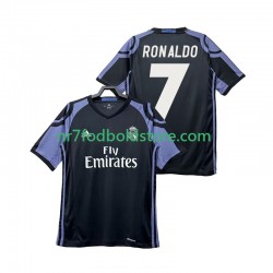 Real Madrid Trøje Cristiano Ronaldo 7 2016 2017 Retro Mænd 3. Valg Fodboldsæt Kortærmet