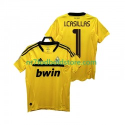 Real Madrid Trøje I.CASILLAS 1 2012 Målmand Retro Mænd Hjemmebane Fodboldsæt 2011 Kortærmet