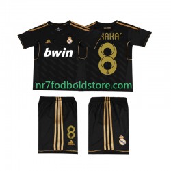 Real Madrid Trøje KAKA 8 -2012 Retro Børn Udebane Fodboldsæt 2011 Kortærmet
