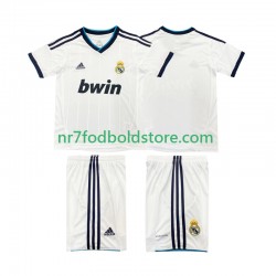 Real Madrid Trøje 2012 2013 Retro Børn Hjemmebane Fodboldsæt Kortærmet