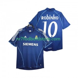 Real Madrid Trøje ROBINHO 10 2005 Retro Mænd Udebane Fodboldsæt 2006 Kortærmet