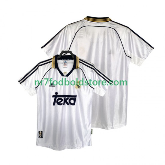 Real Madrid Trøje 2000 Retro Mænd Hjemmebane Fodboldsæt 1998 Kortærmet
