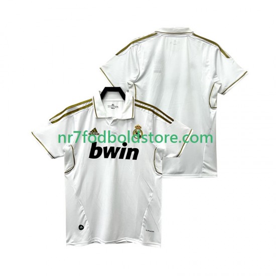 Real Madrid Trøje 2012 Retro Mænd Hjemmebane Fodboldsæt 2011 Kortærmet