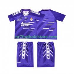Real Madrid Trøje 1996 Retro Børn Udebane Fodboldsæt 1994 Kortærmet