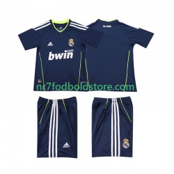 Real Madrid Trøje Retro Børn Udebane Fodboldsæt 2011 2010 Kortærmet